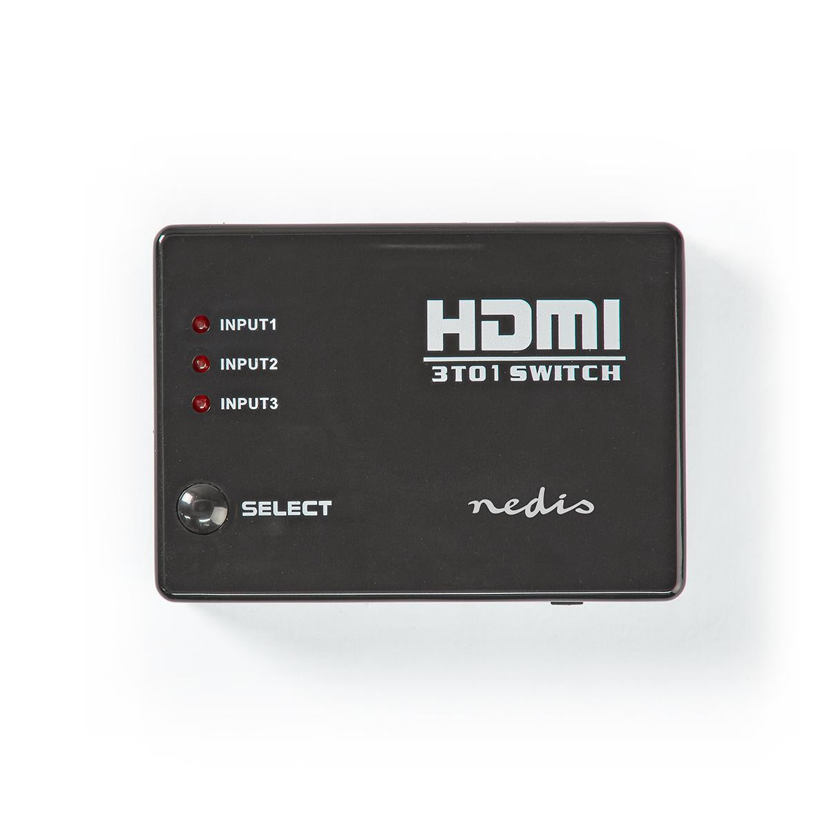 HDMI™ Switch | 3-Port port(s) | 3x HDMI™ Input | 1x HDMI™ output | 1080p | 3.4 Gbps | ABS | Black