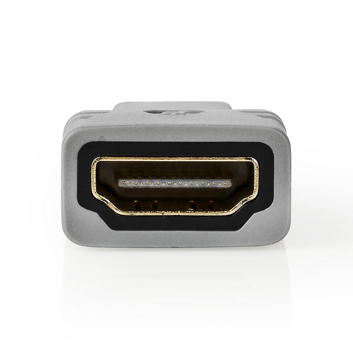 HDMI adapter HDMI micro connector - HDMI female gray