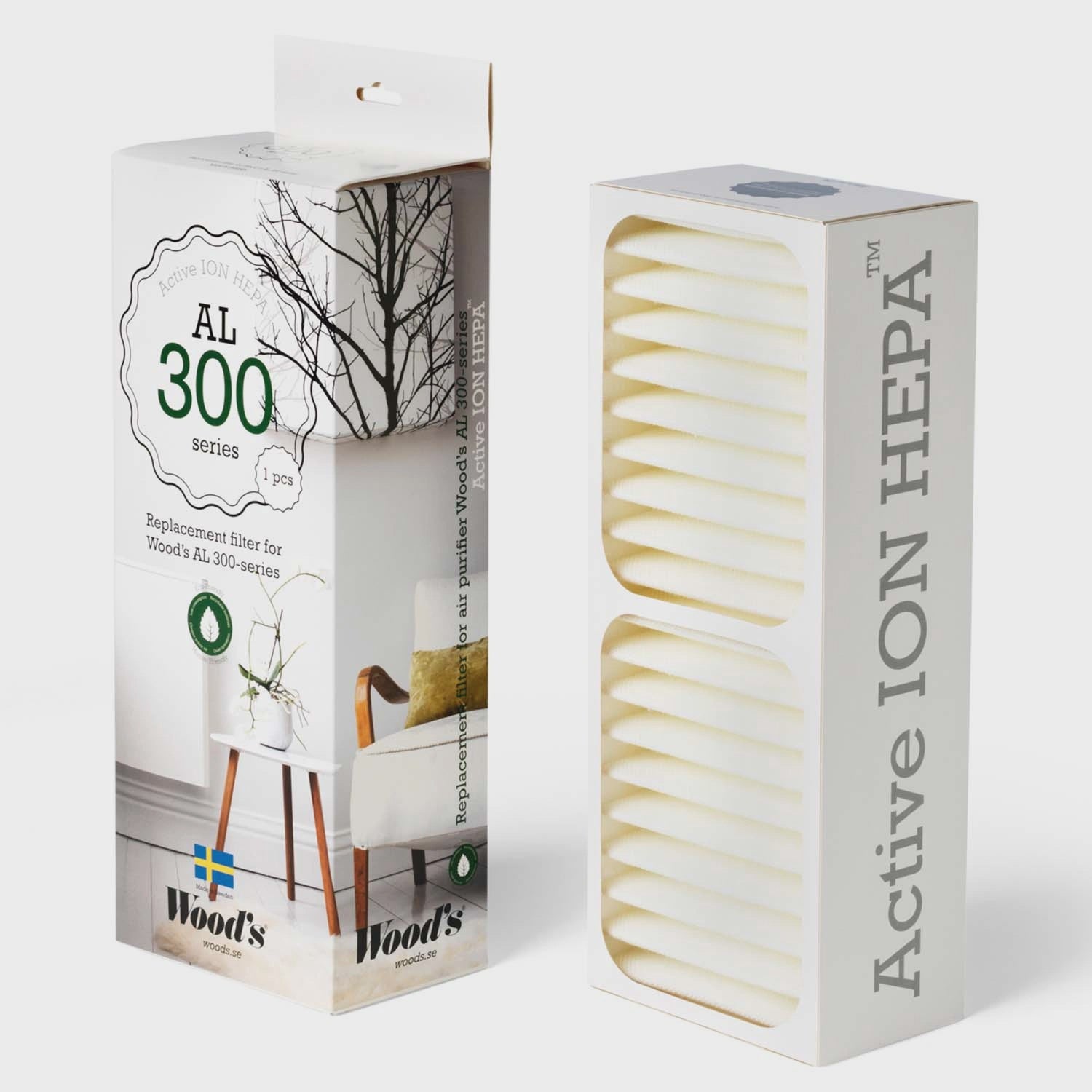 HEPA Air Purifier Filter for 300 Series, Captures Ultra-Fine Particles