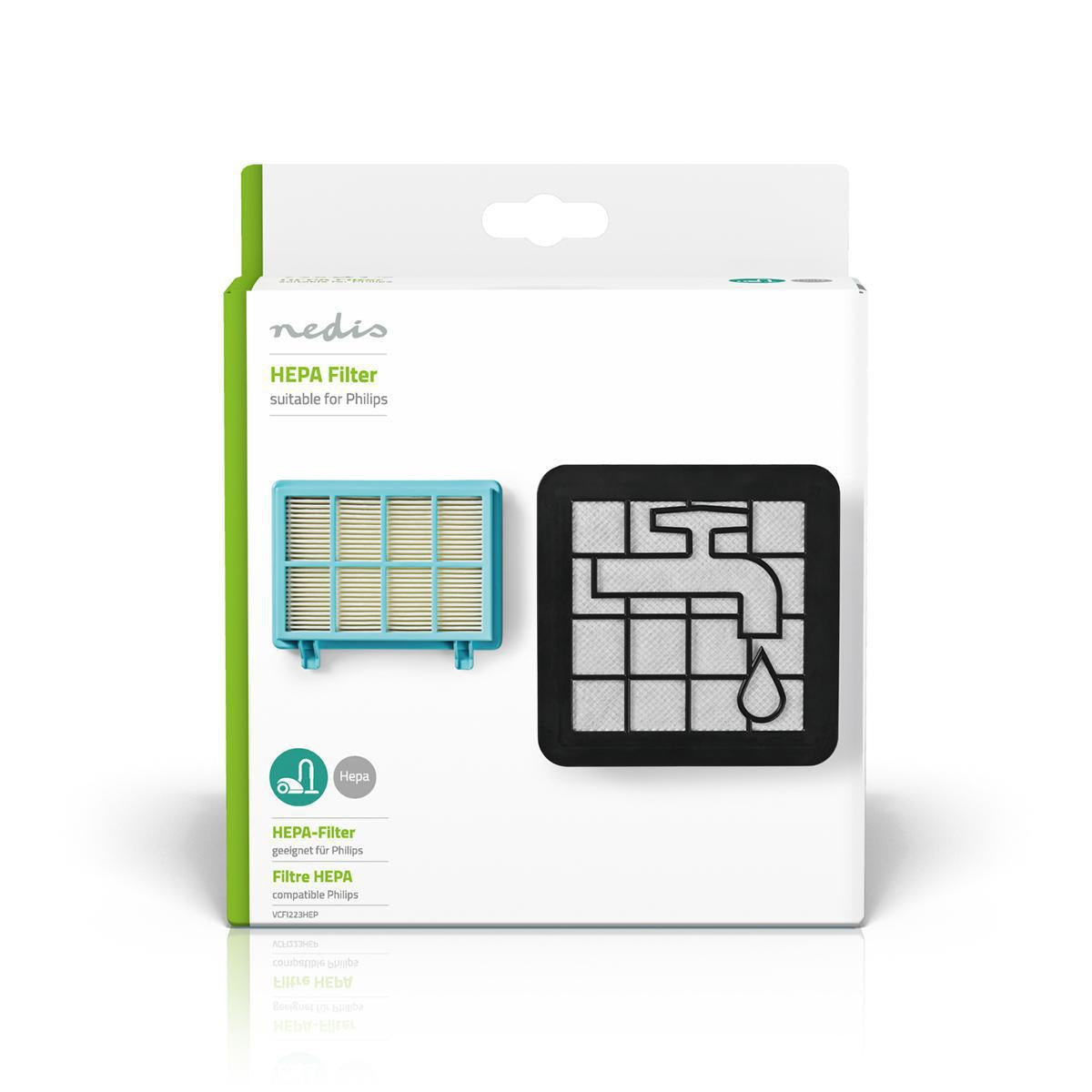 HEPA Filter Set | Replacement for: Philips | HEPA Filters & Motor Filters | H13