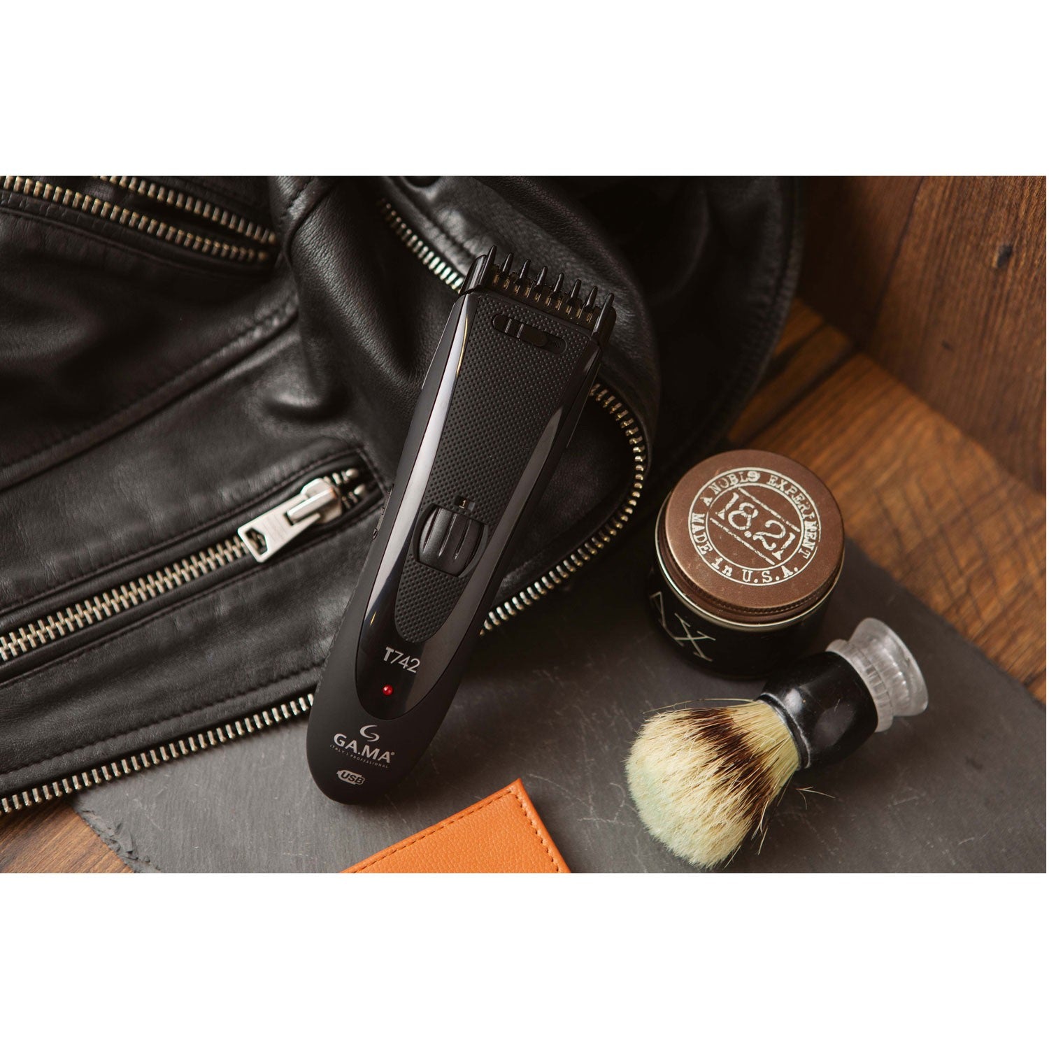 Hair Clipper Black Titanium T742