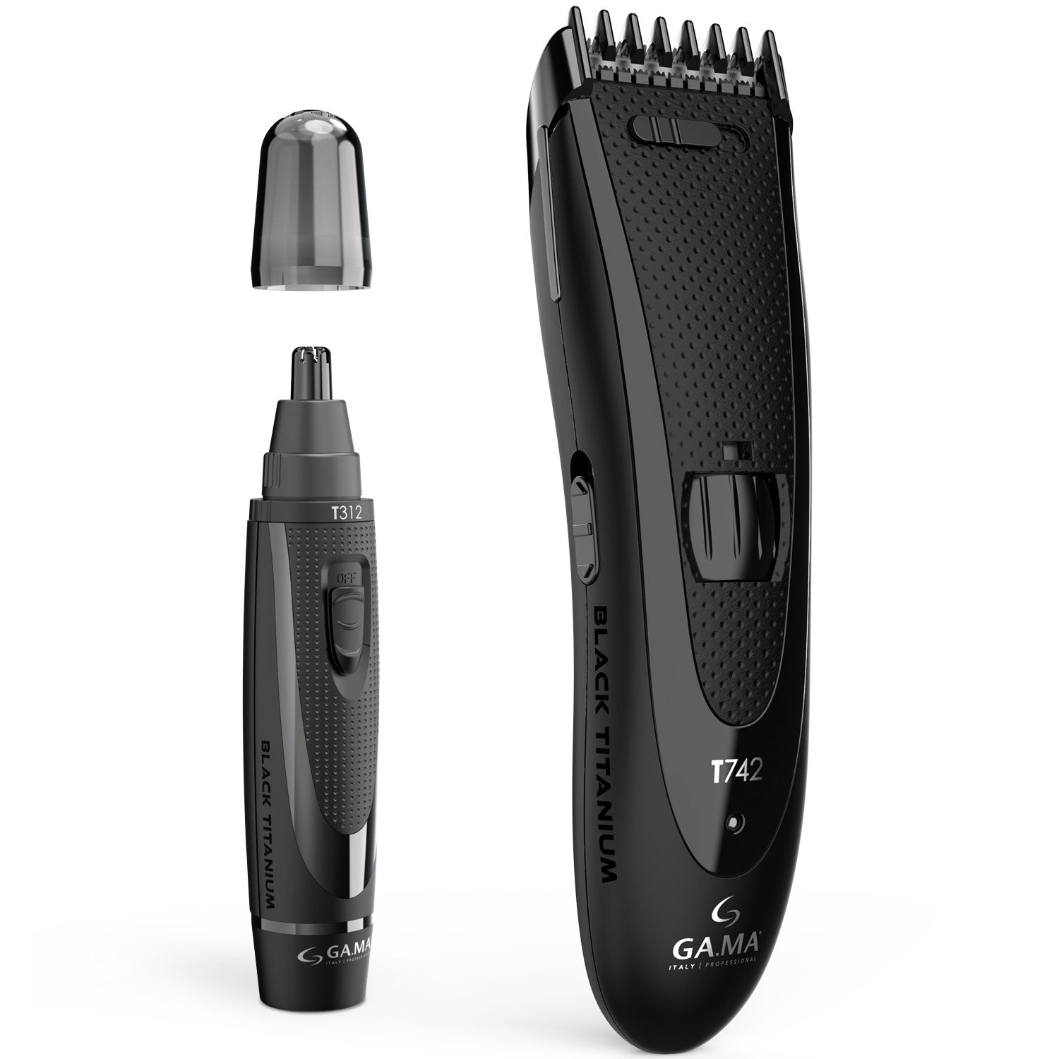 Hair Clipper & Trimmer Black Titanium T744
