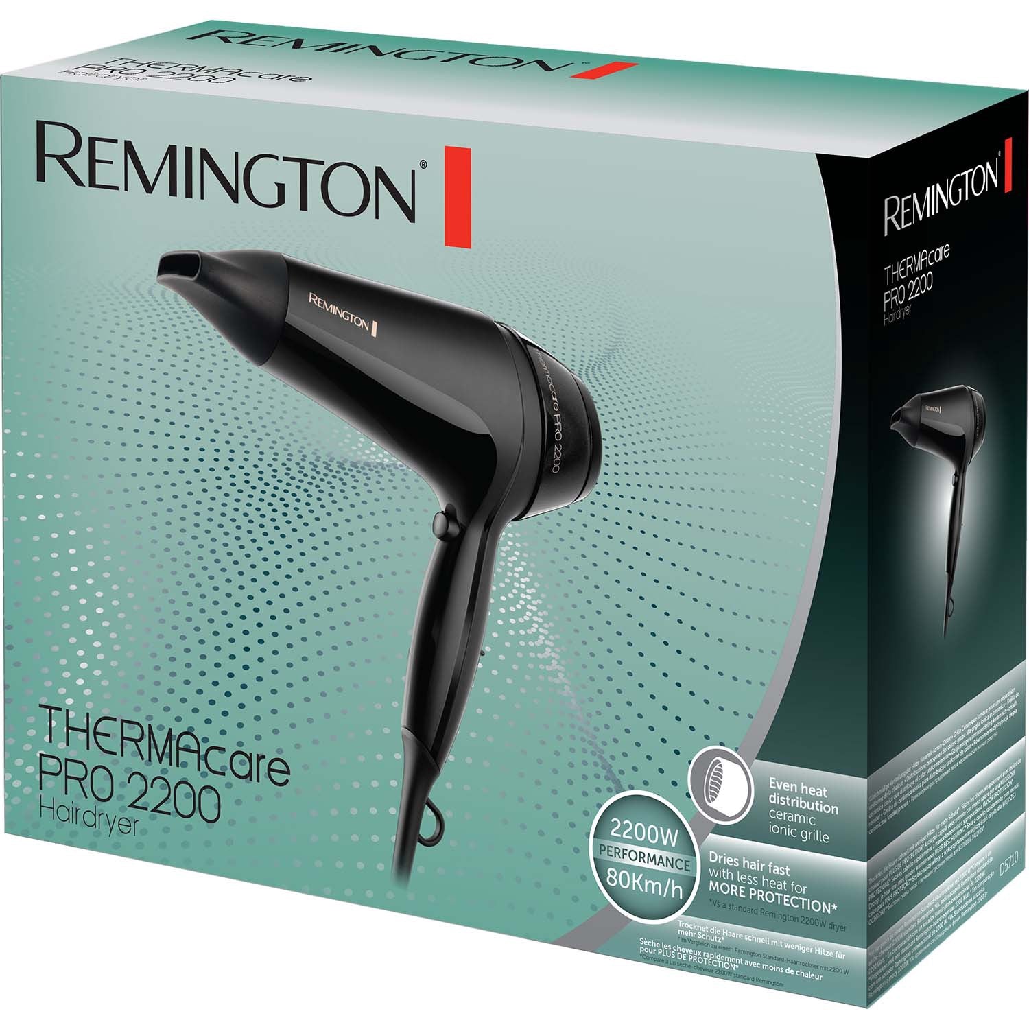 Hair Dryer 2200W, 3 Heat Settings, 2 Speeds