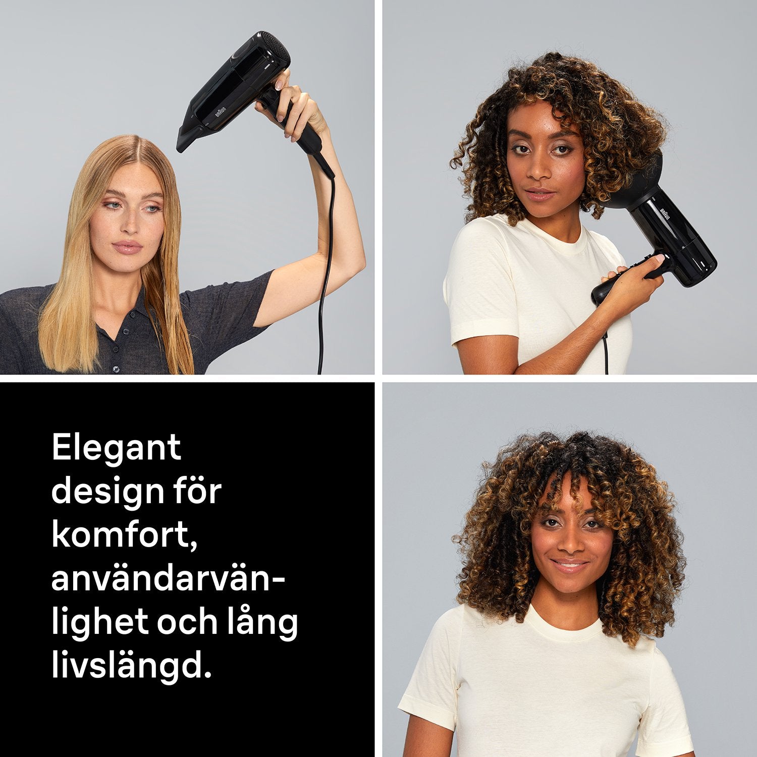 Hair Dryer 2200W, Ionic, 3 Heat 2 Speed, 2 Attachments