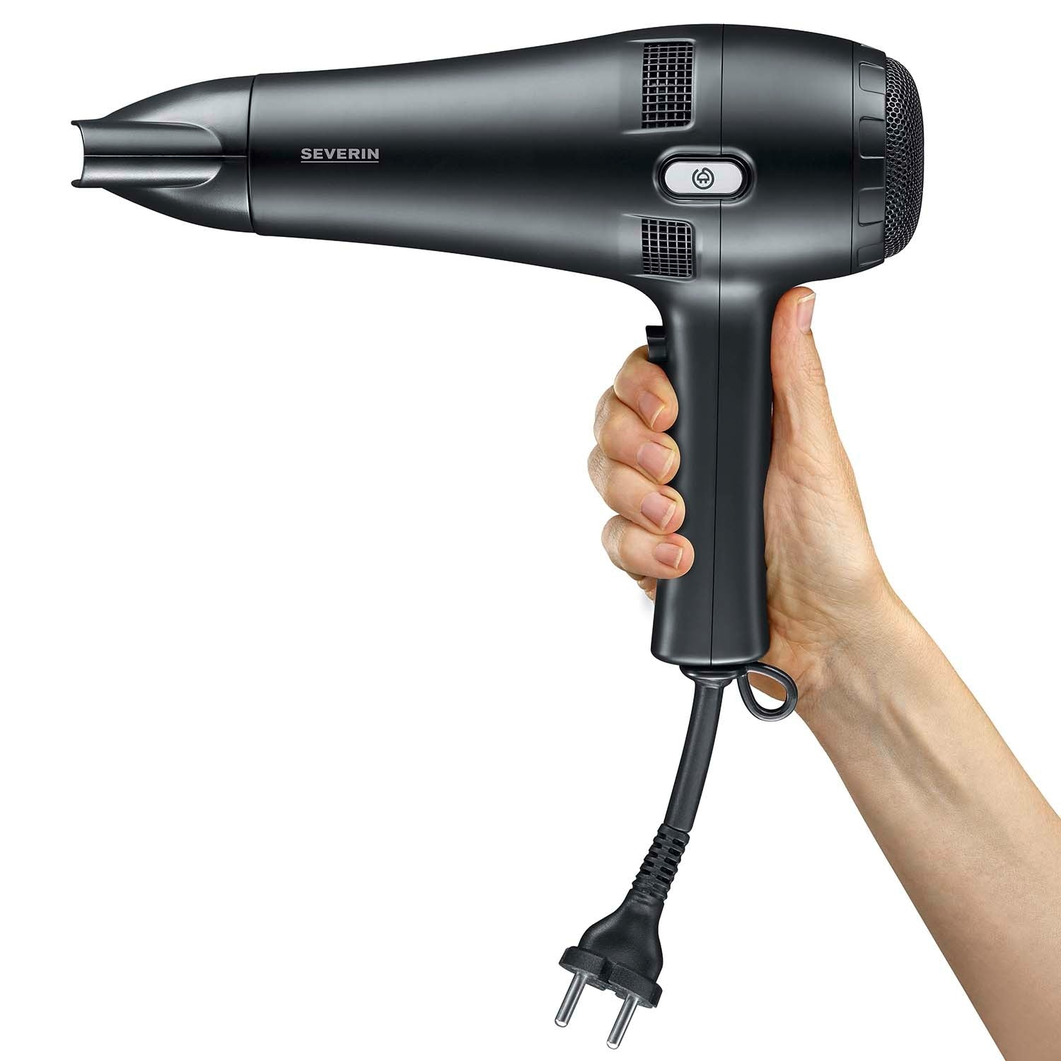 Hair Dryer with Cord Reel, 2100W, 2 Speeds, 3 Heat Settings