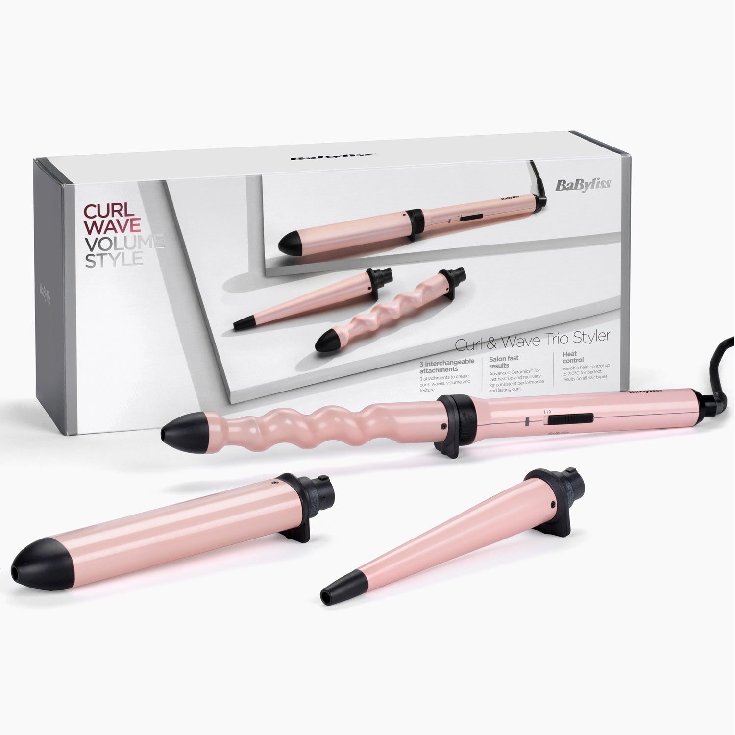 Hair curler Curl & Wave Trio MS750E