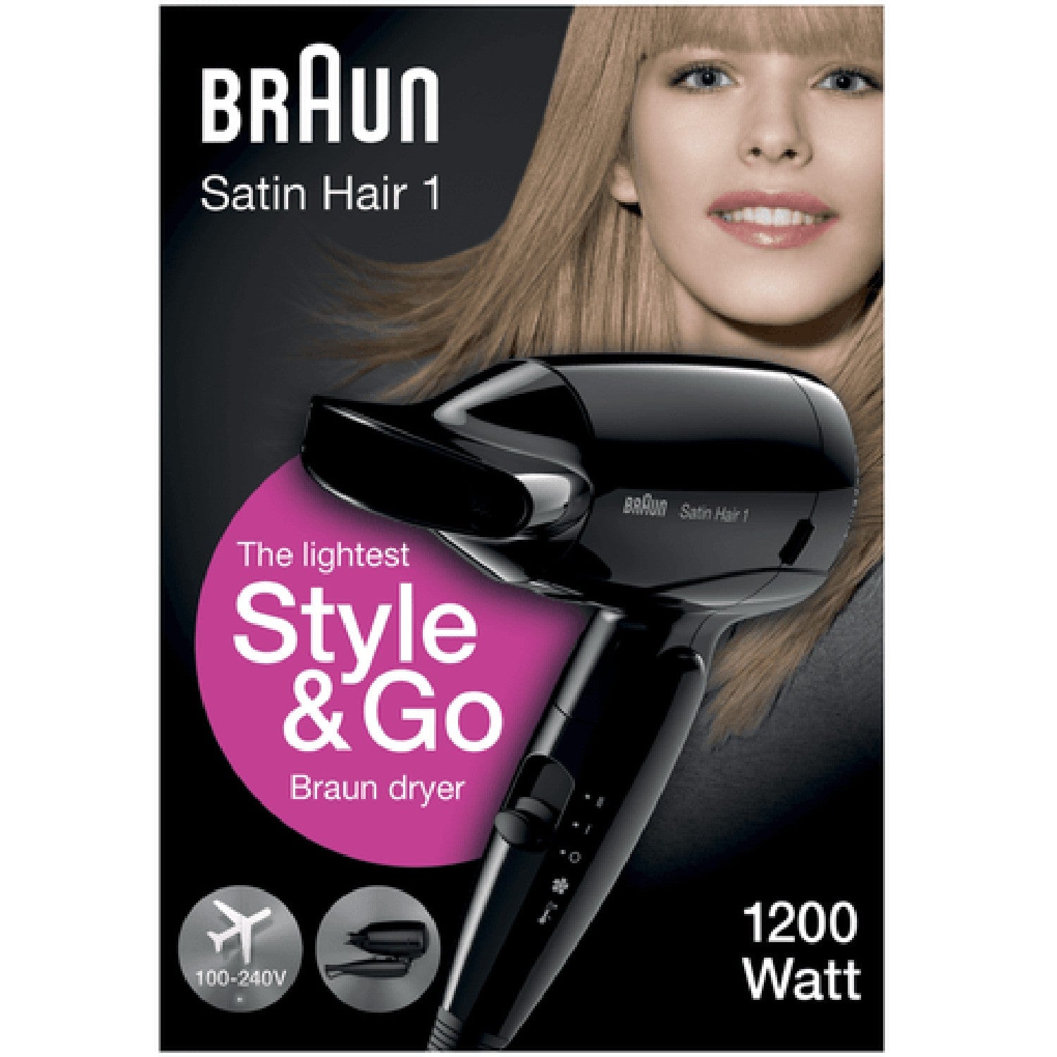 Hair dryer Satin Hair 1 HD130