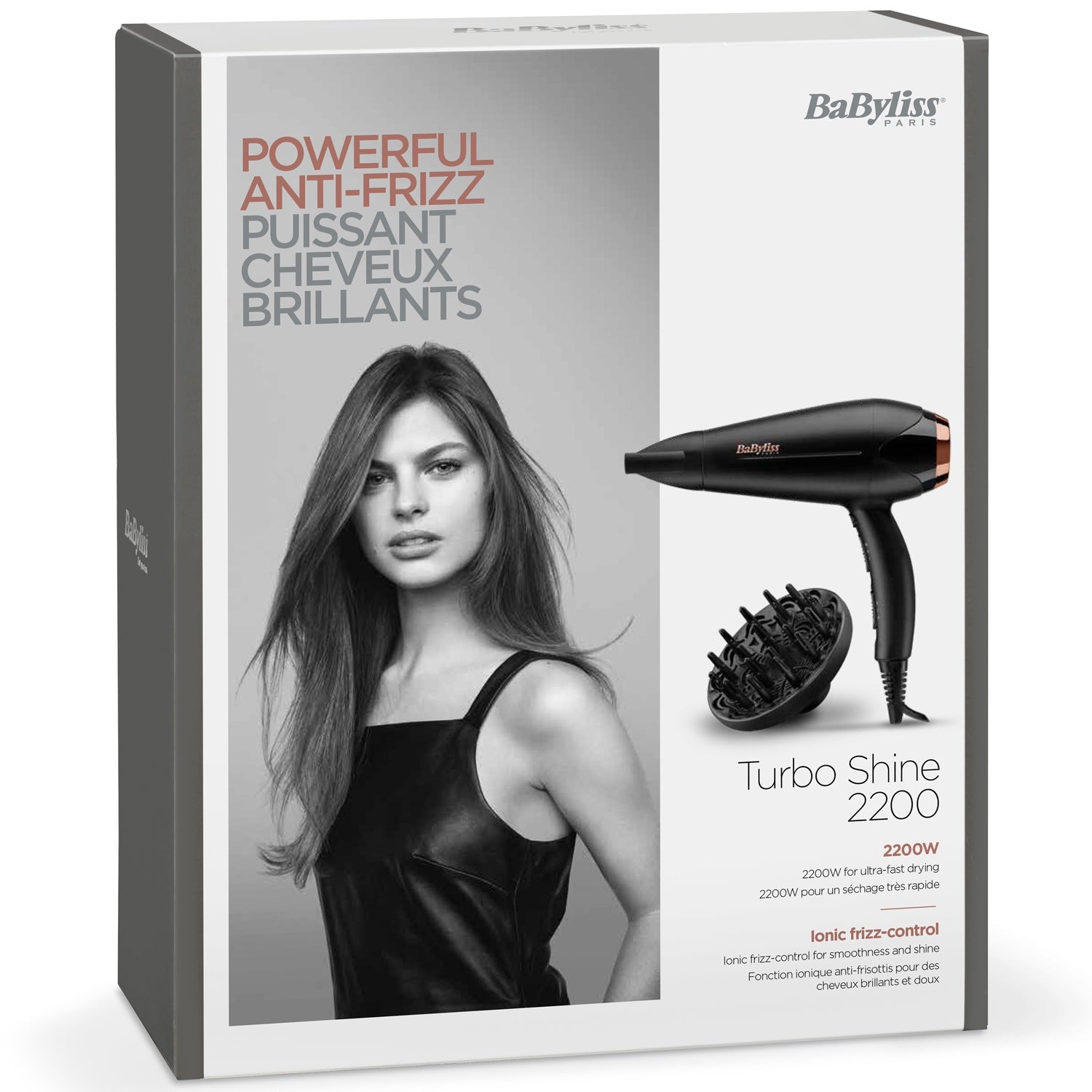 Hair dryer Turbo Shine 2200 D570DE