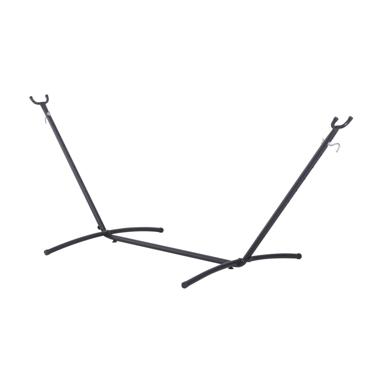 Hammock Frame For Hammock Hammock Stand With Hooks Garden Beach Metal 280 X 120 X 110 Cm Up To 120 Kg