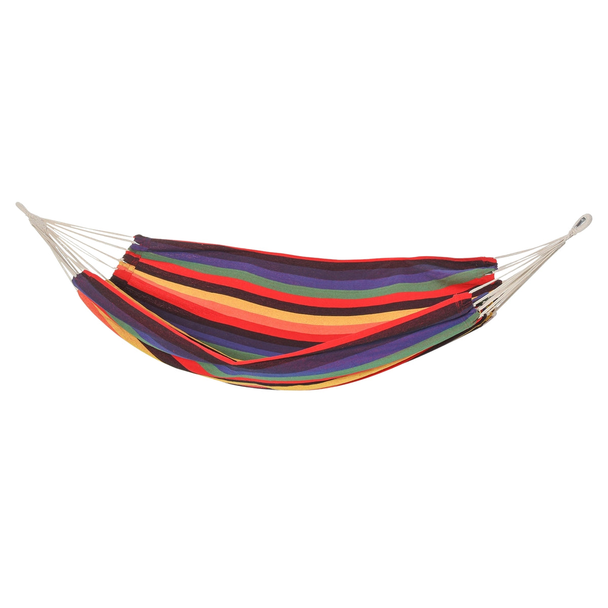 Hammock Outdoor Cotton Carry Bag Load Capacity 150Kg Multicolored 290X150Cm