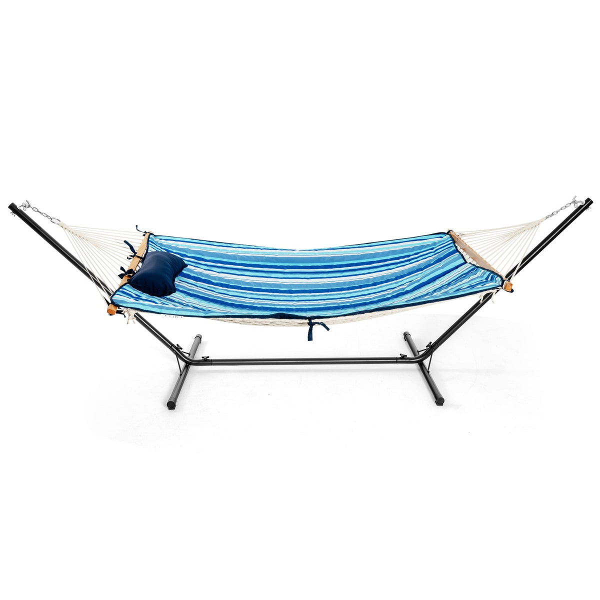 Hammock Stand, Metal, Adjustable, 150kg Capacity, Black
