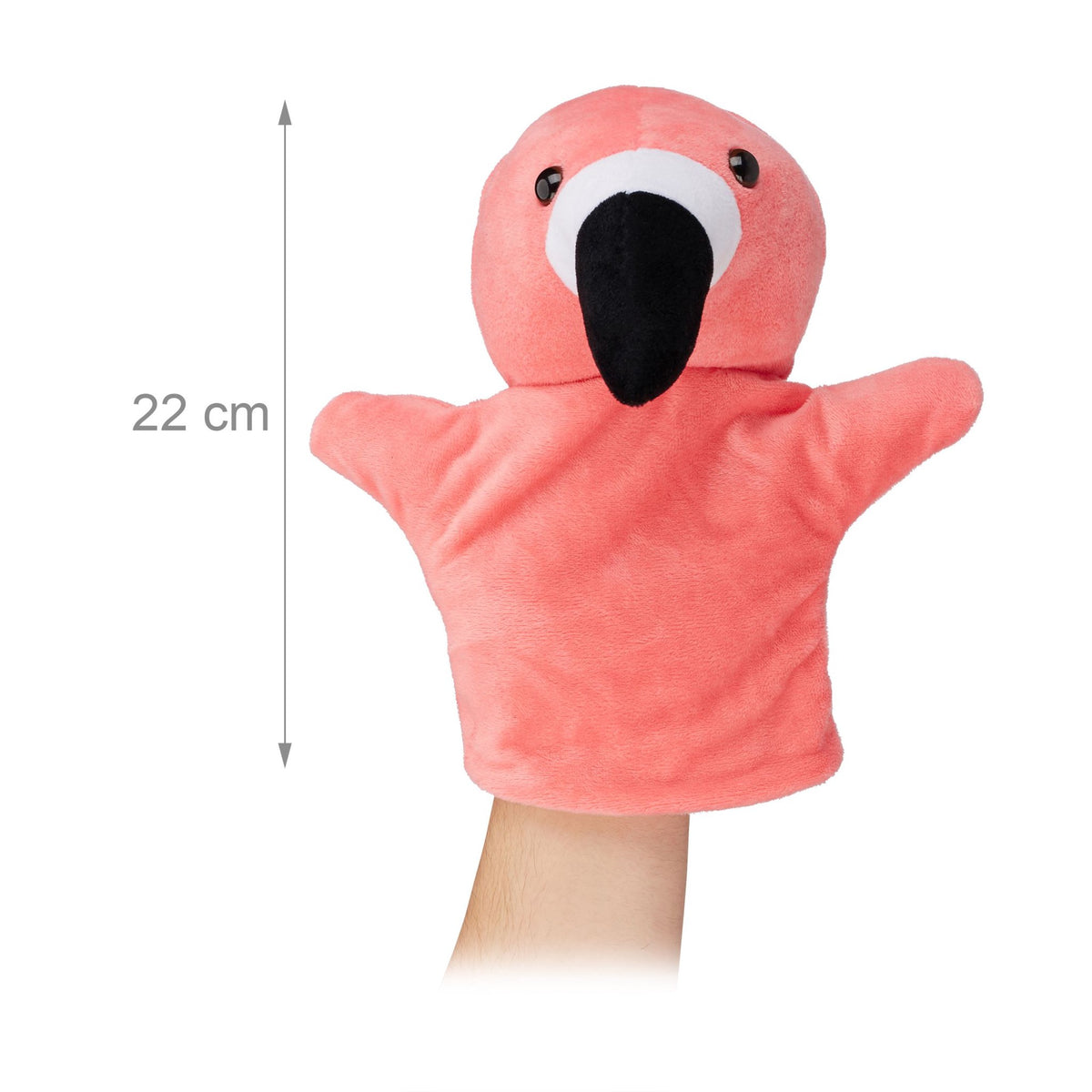 Hand puppets with animals for children