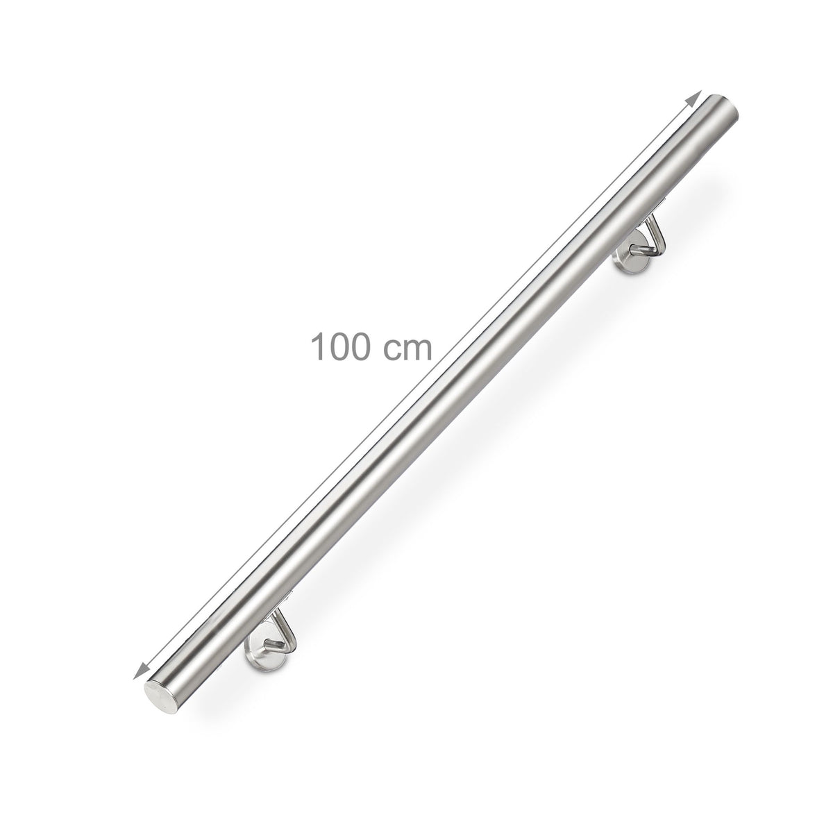 Handrail in stainless steel