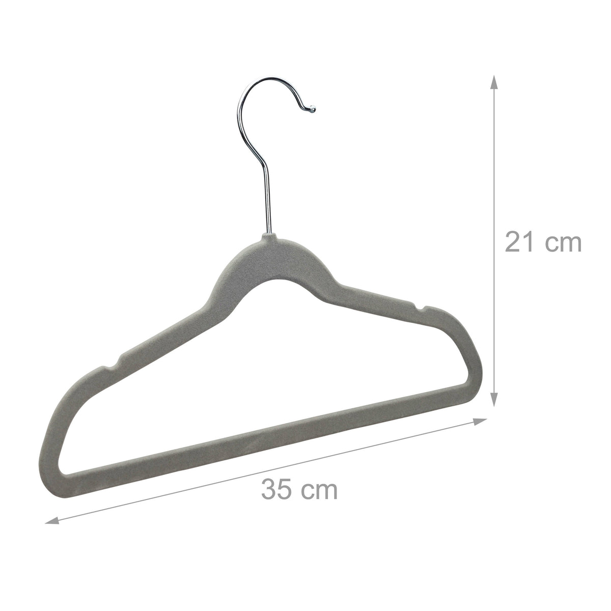 Hanger in velvet