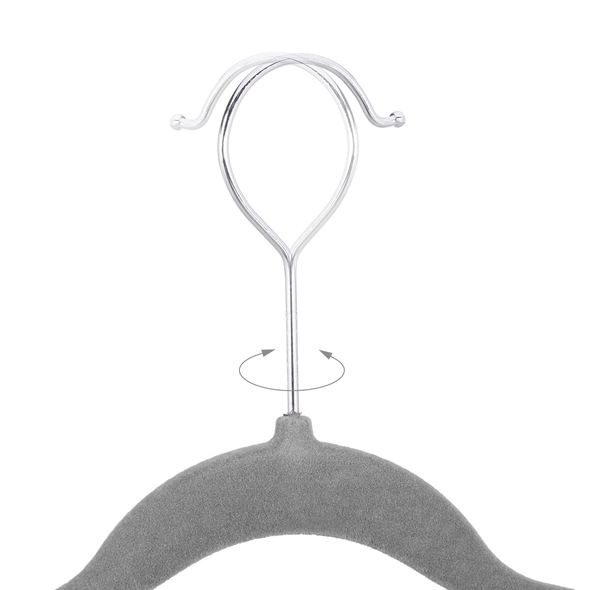 Hanger in velvet