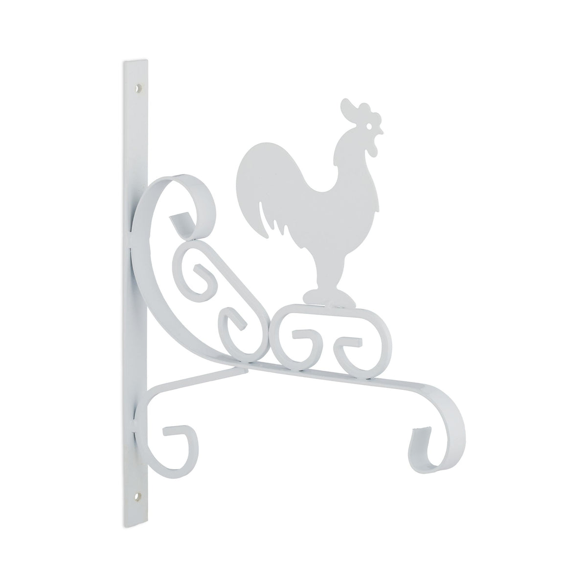Hanging Basket Bracket with Rooster