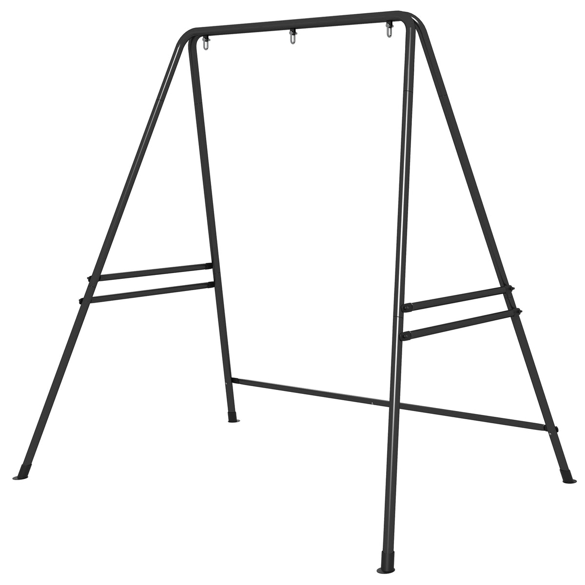 Hanging Chair Frame Hanging Chair Frame Made Of Steel Stand For Hanging Chair Max. 150 Kg Load Capacity For Indoor Outdoor Black 178 X 143 X 180 Cm