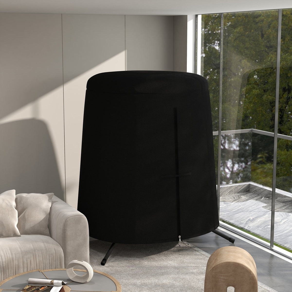 Hanging Chair Protective Cover Outdoor Waterproof Uv Protection 300D Oxford Ø196X230H Cm