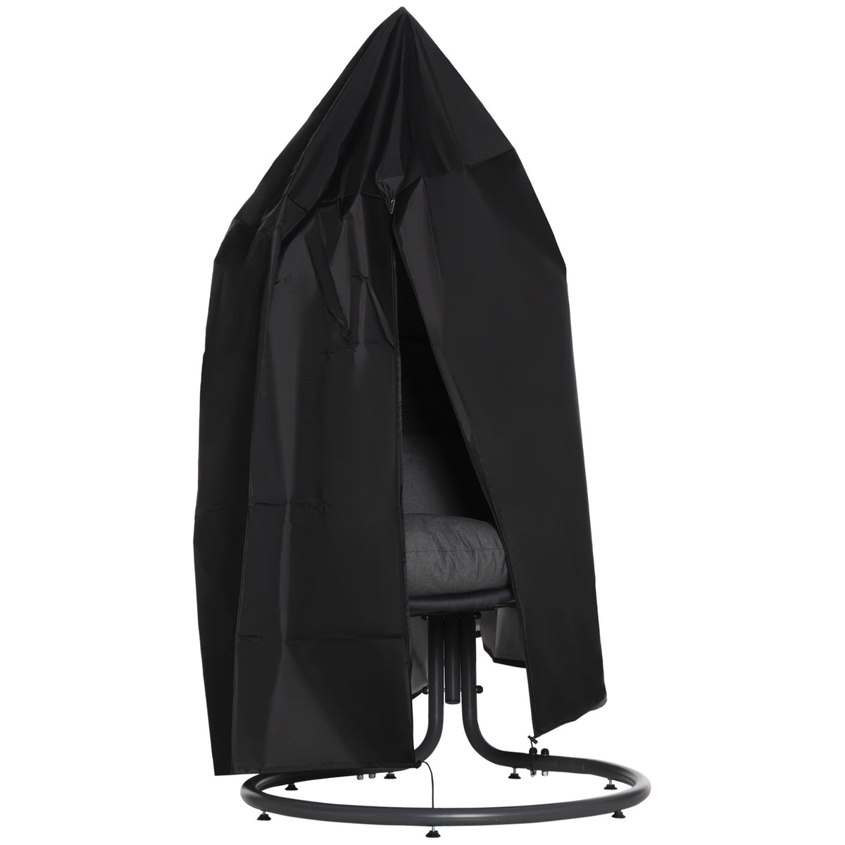 Hanging Chair Protective Cover, Waterproof Cover Made Of 210D Oxford, Suitable For Outdoor Hanging Basket, Ø115 X 190H Cm
