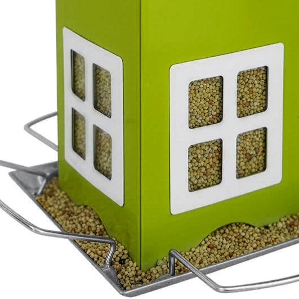 Hanging Metal Birdhouse with Removable Roof