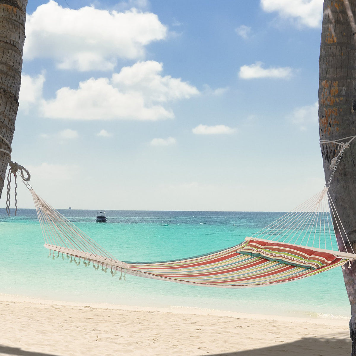 Hanging Seat Colorful Striped Hanging Chair, Hanging Chair, Hammock, Swing, 188X140Cm