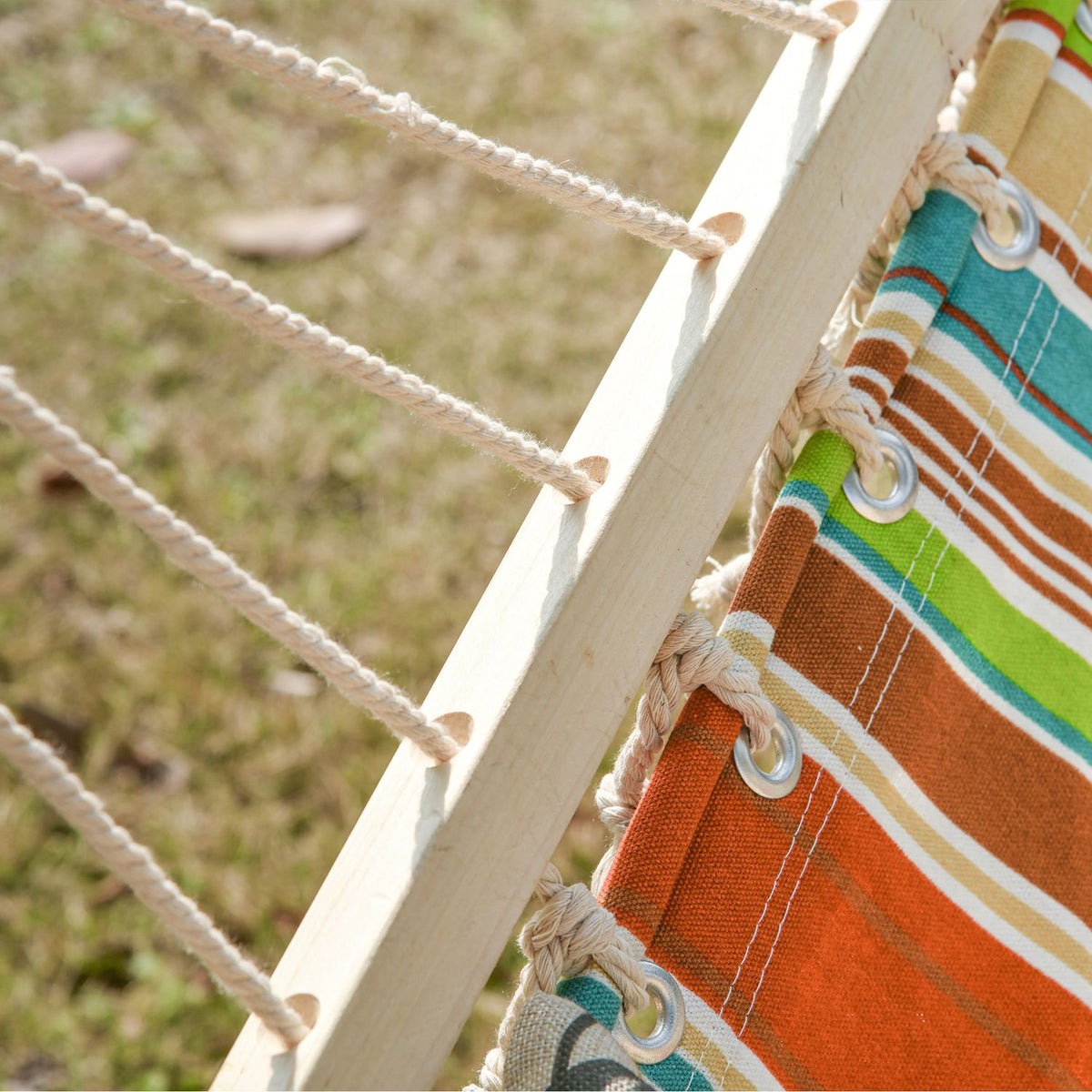 Hanging Seat Colorful Striped Hanging Chair, Hanging Chair, Hammock, Swing, 188X140Cm