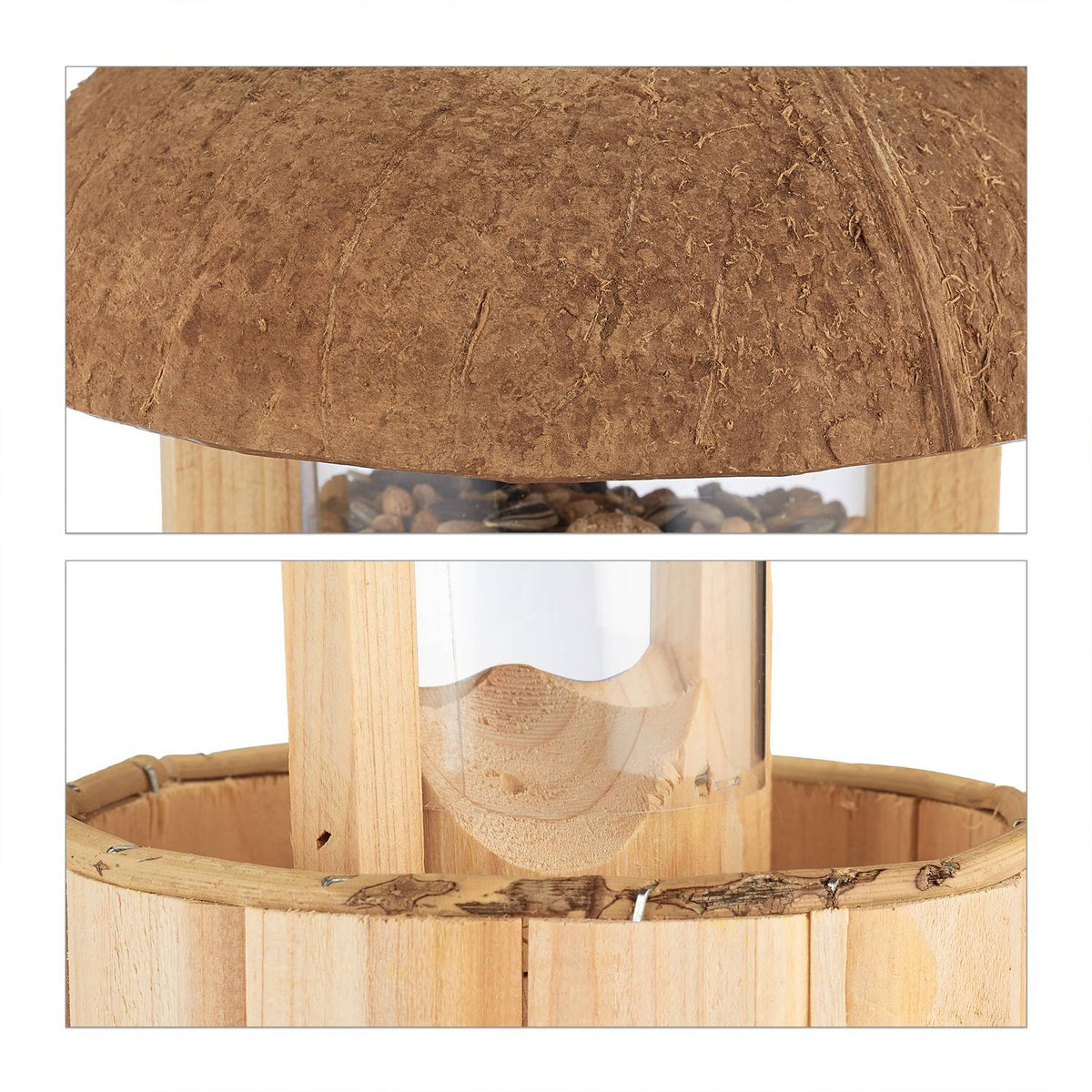 Hanging bird feeder
