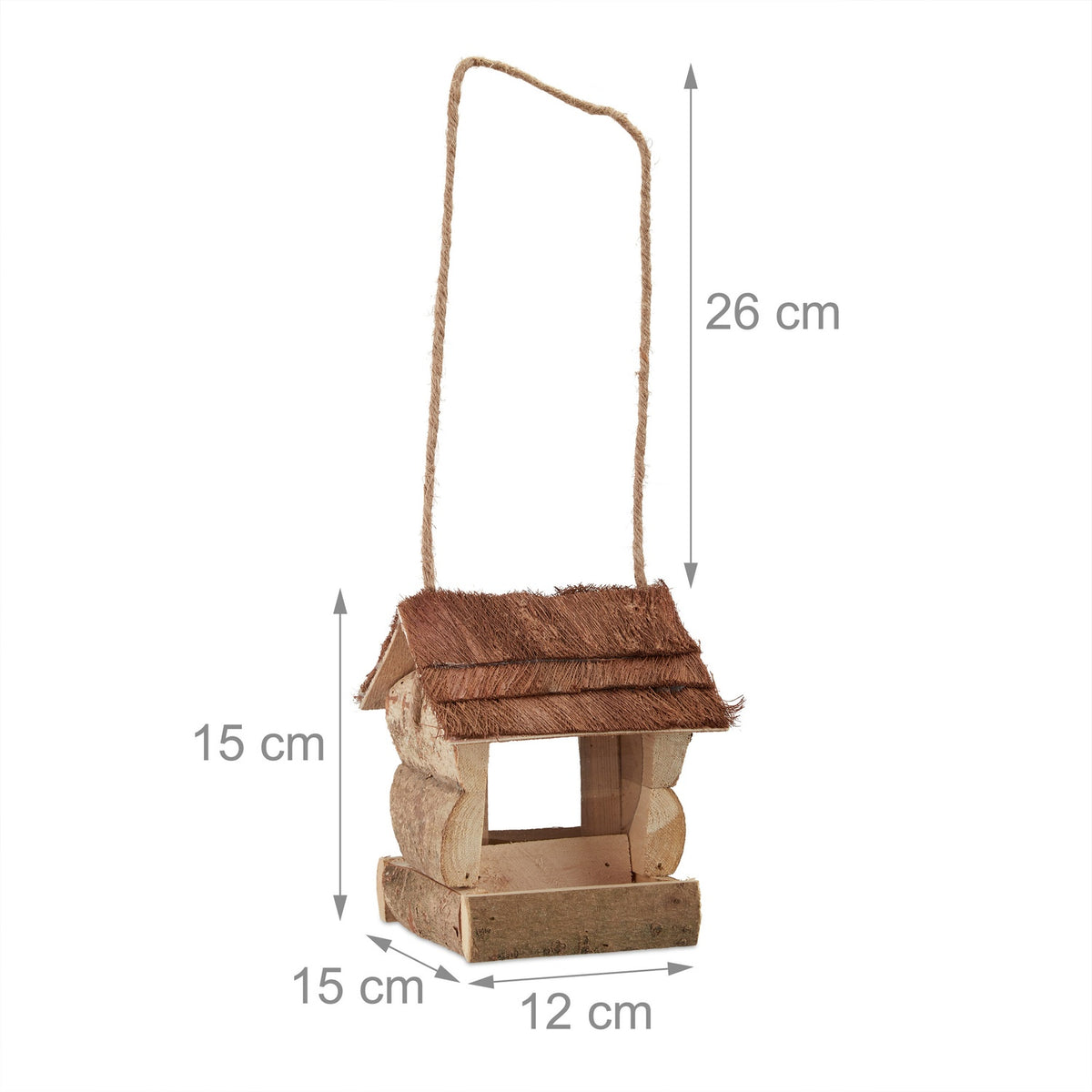 Hanging bird feeder