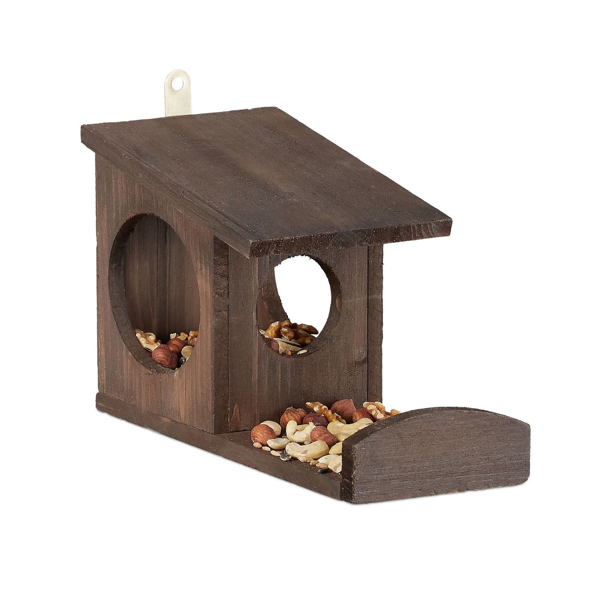 Hanging feeder for squirrels