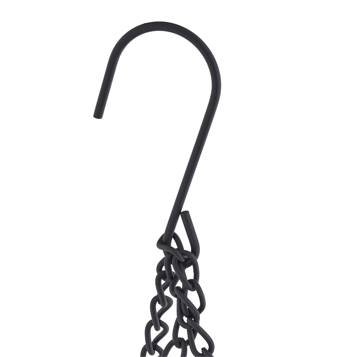 Hanging fruit basket in black