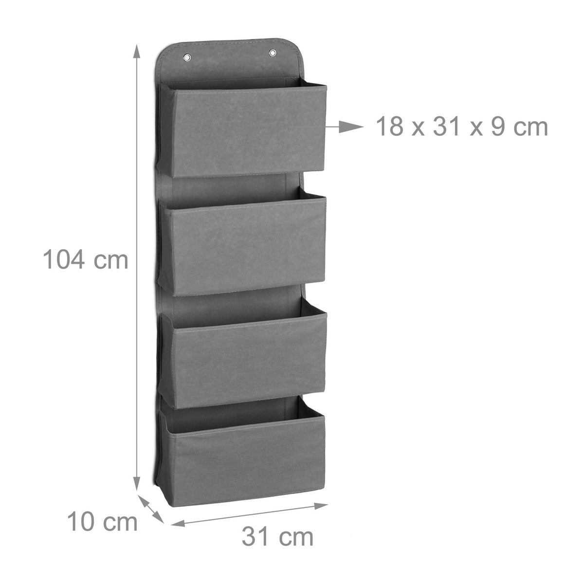 Hanging organizer 4 compartments