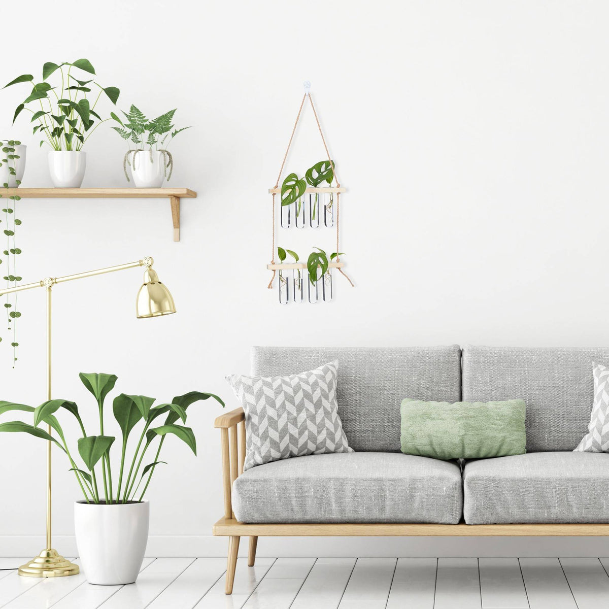 Hanging plant propagation station