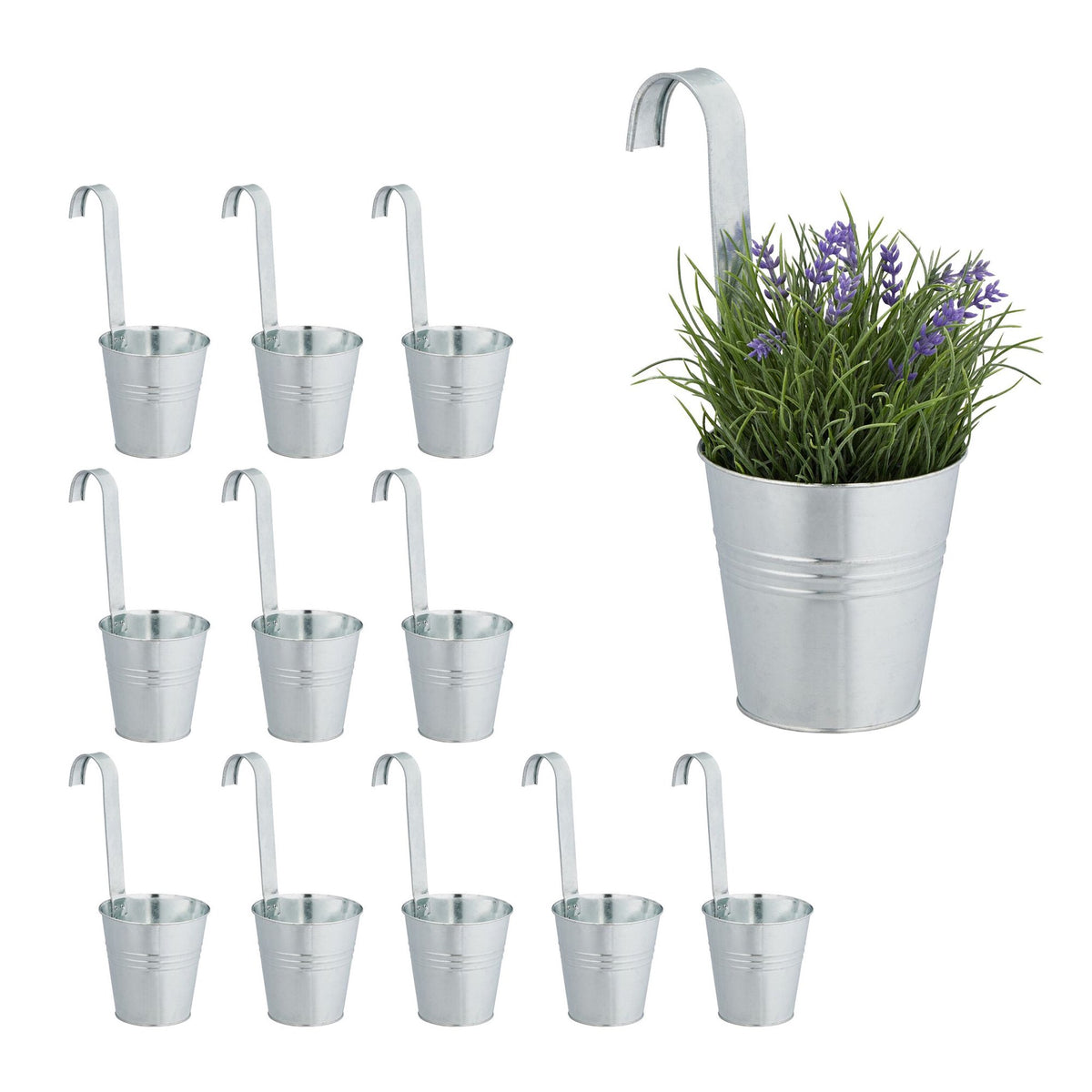 Hanging pots, set of 12