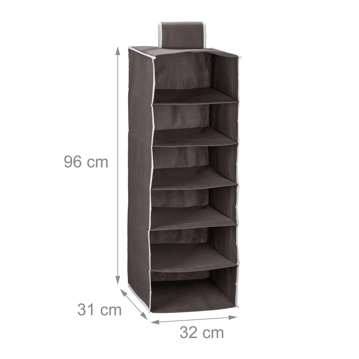 Hanging shelf Wardrobe 6 compartments