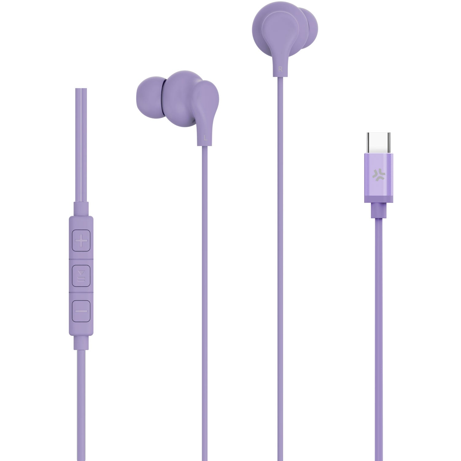 Headphones In-Ear Cable USB-C UP1600 Purple