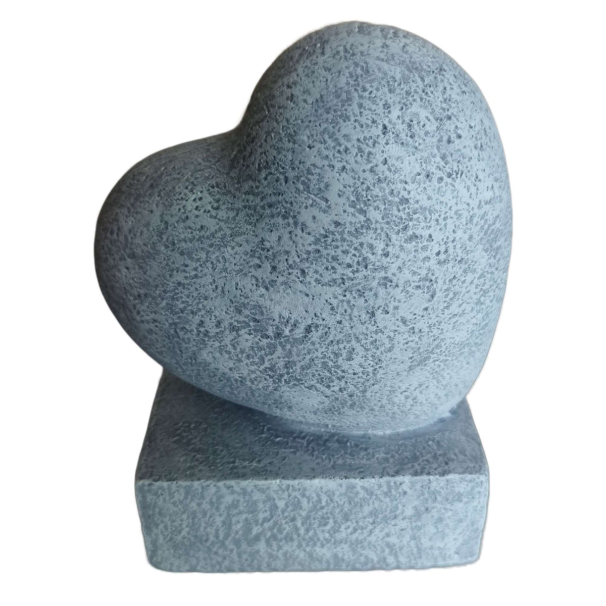 Heart-Shaped Grave Ornament with "Ruhe in Frieden"
