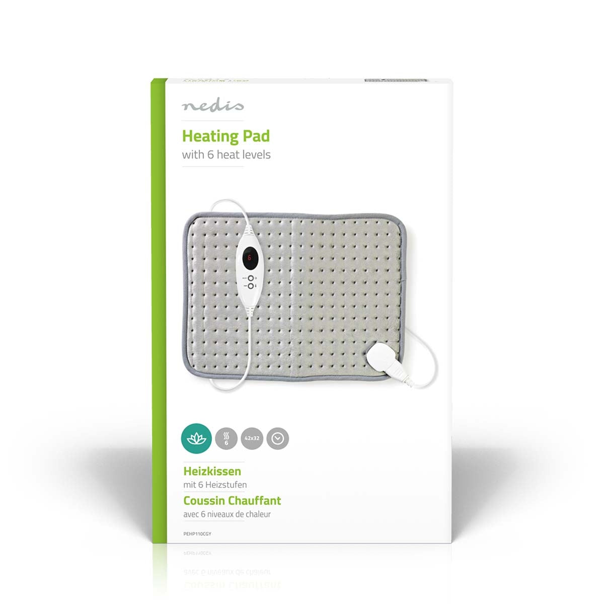 Heating pad | 6 Heat settings | Overheat Protection | Washable