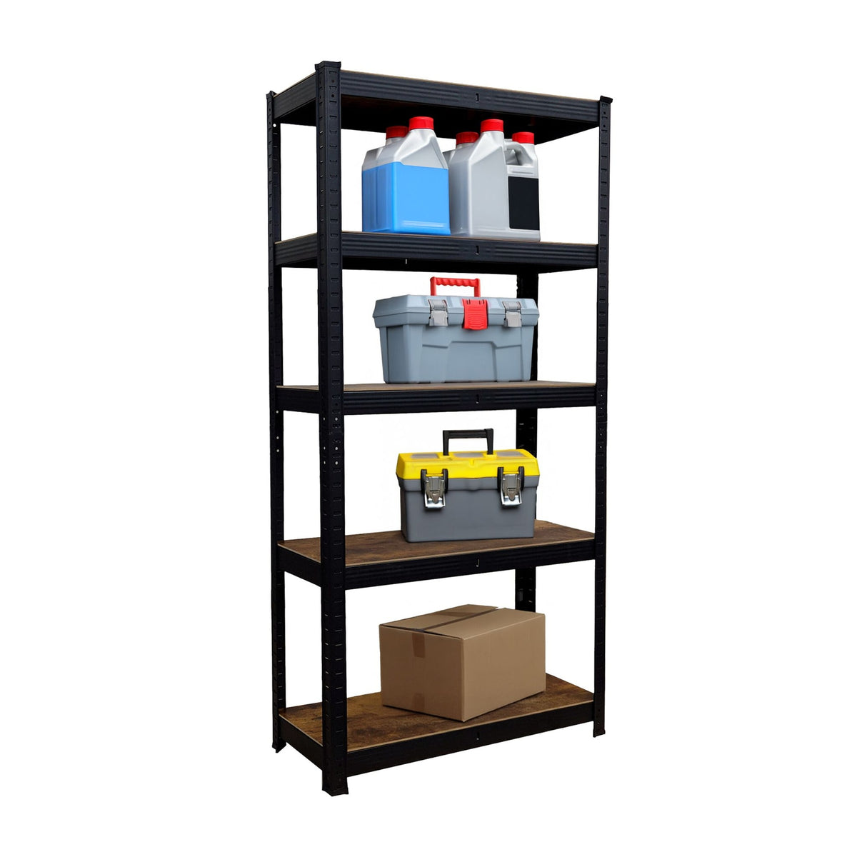 Heavy-Duty Metal Storage Shelf, 875 kg Capacity, 5 Shelves