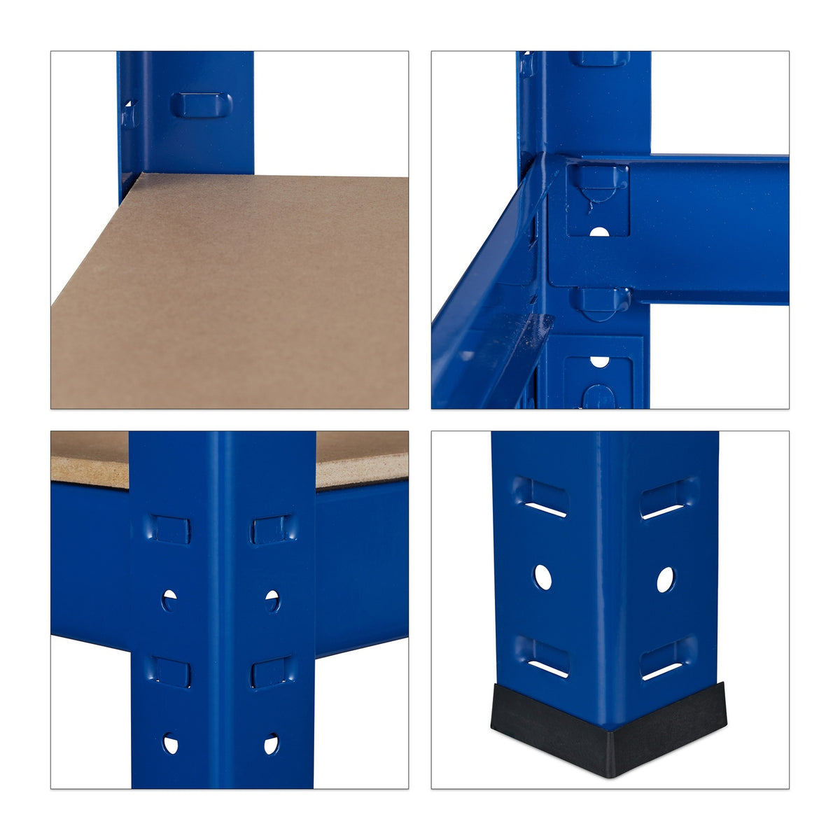 Heavy Duty Shelving Unit 220 cm Blue