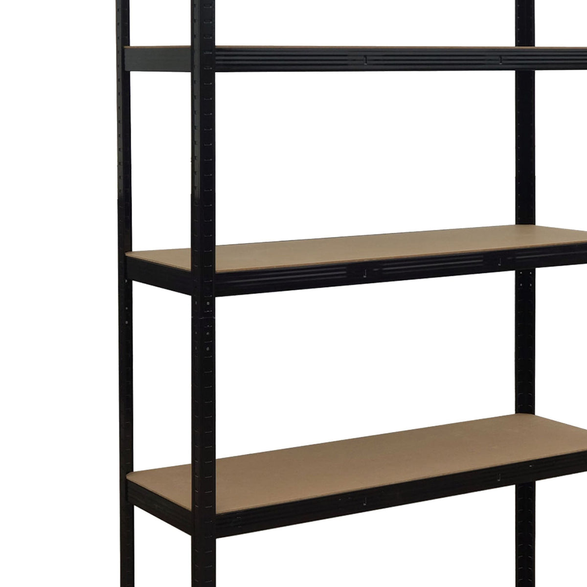 Heavy-Duty Steel Rack, 5 Adjustable Shelves