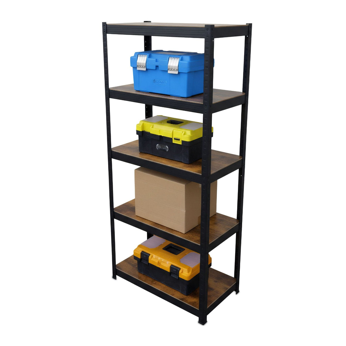 Heavy-Duty Steel Shelving Unit, Adjustable, 180x60x30 cm