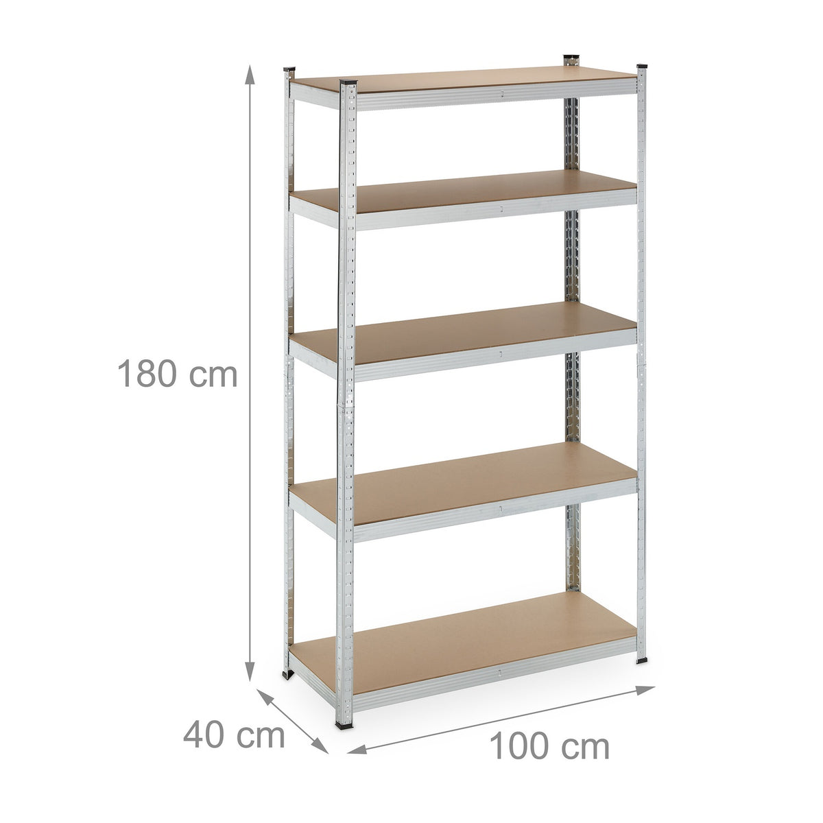 Heavy-Duty Steel Storage Racks, Adjustable Shelves