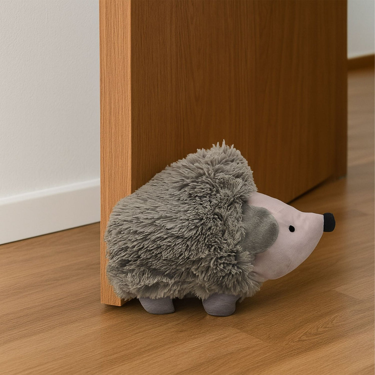 Hedgehog Doorstop – Sand-Filled Cotton, Child-Safe