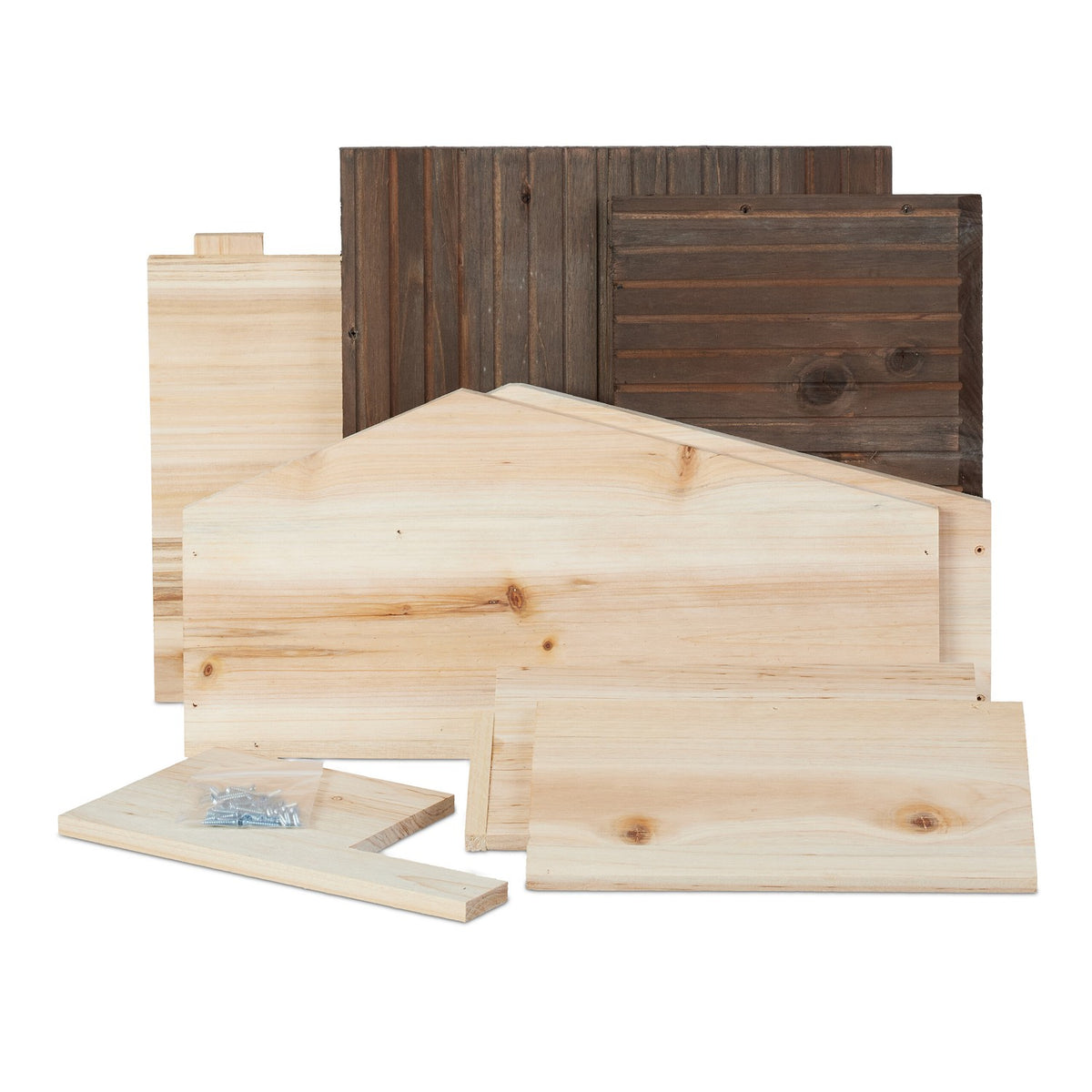 Hedgehog Shelter with Sloping Roof, Pine Wood