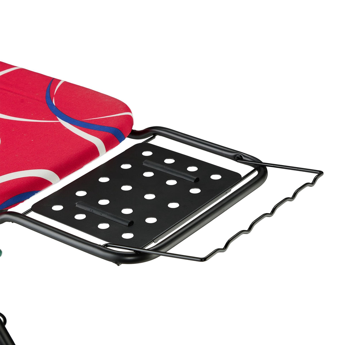 Height-Adjustable Ironing Board with Garment Racks