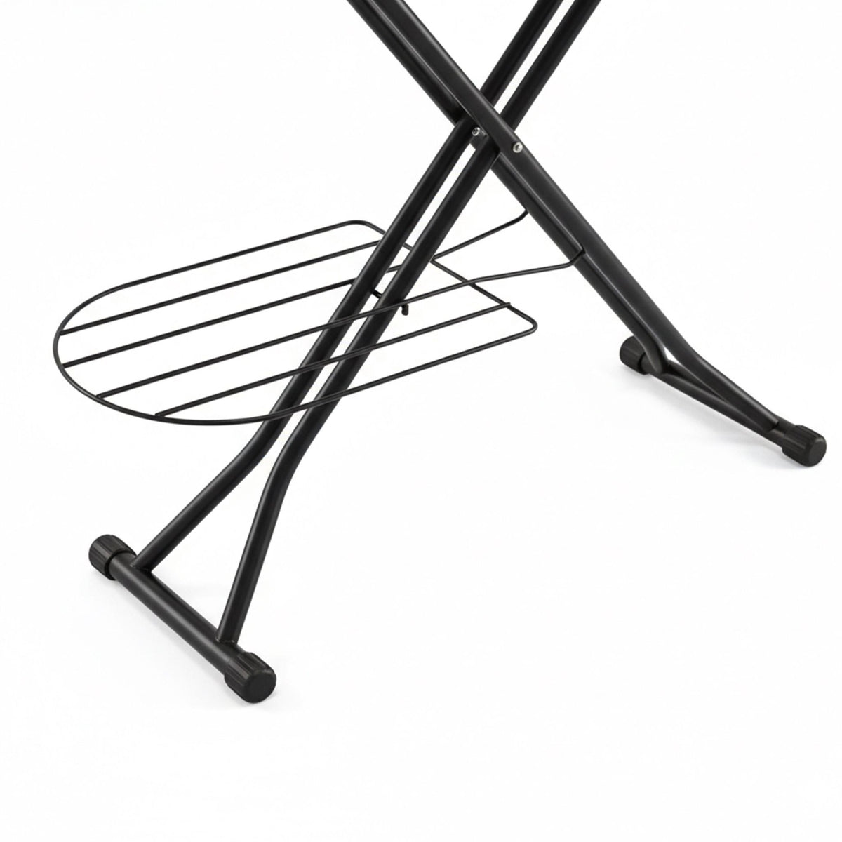 Height-Adjustable Ironing Board with Iron Rest, 110x33 cm