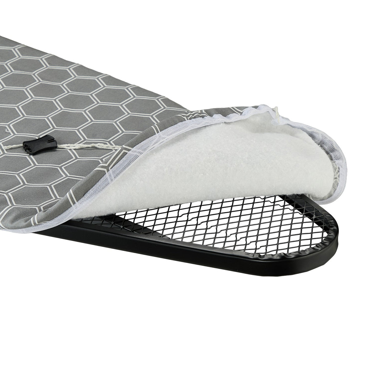 Height-Adjustable Ironing Board with Iron Rest