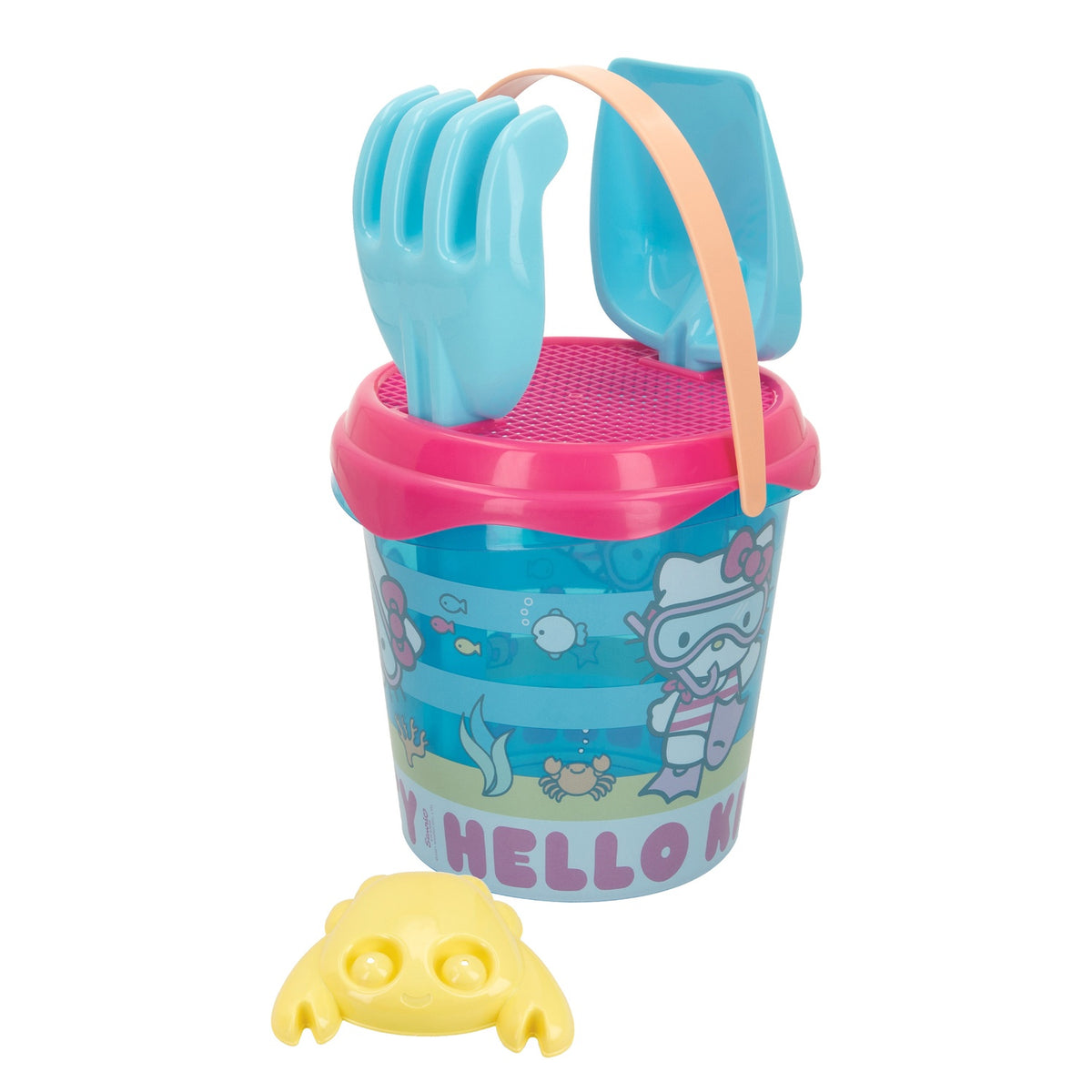 Hello Kitty Beach Toy Set, 18cm Bucket, 5 Pcs
