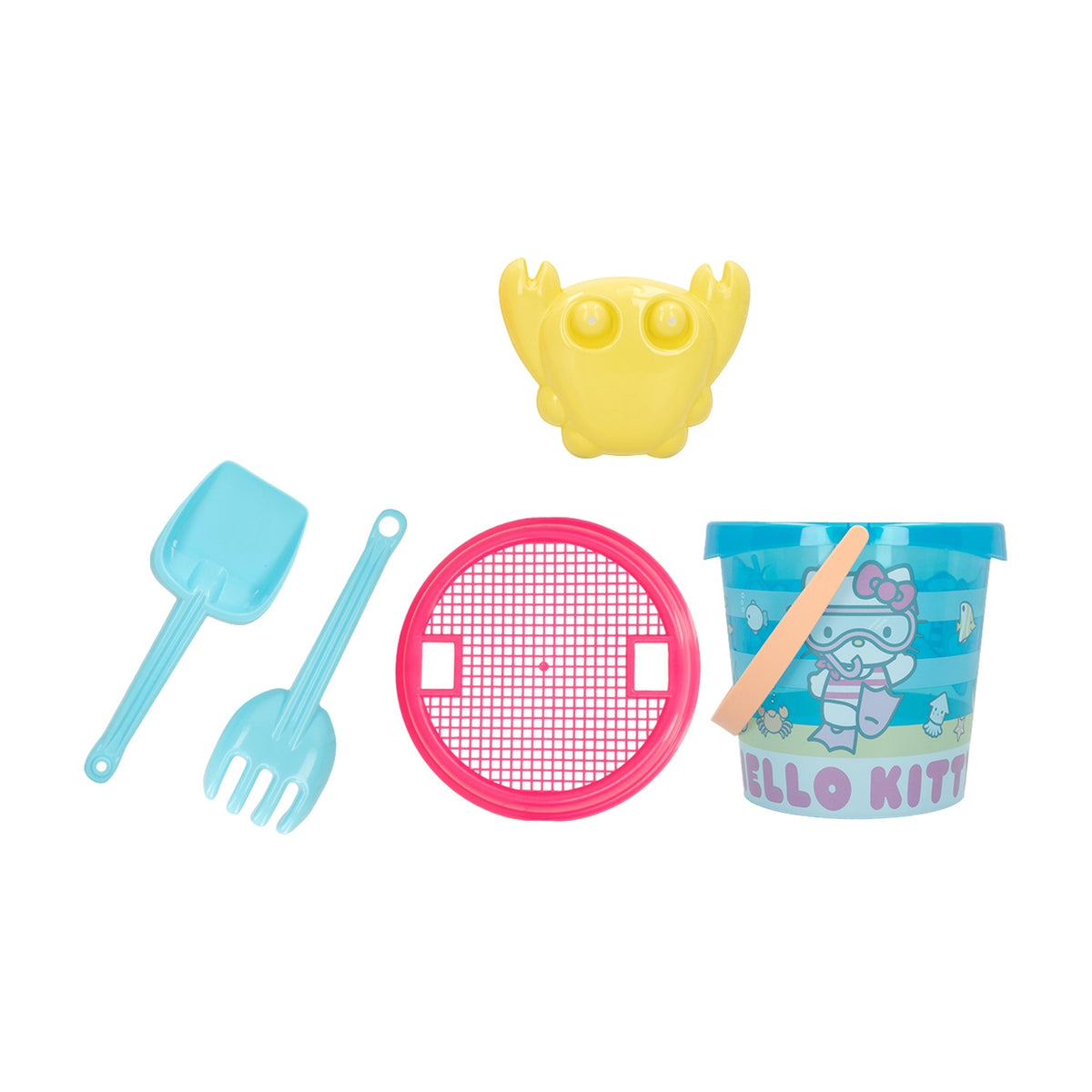 Hello Kitty Beach Toy Set, 18cm Bucket, 5 Pcs