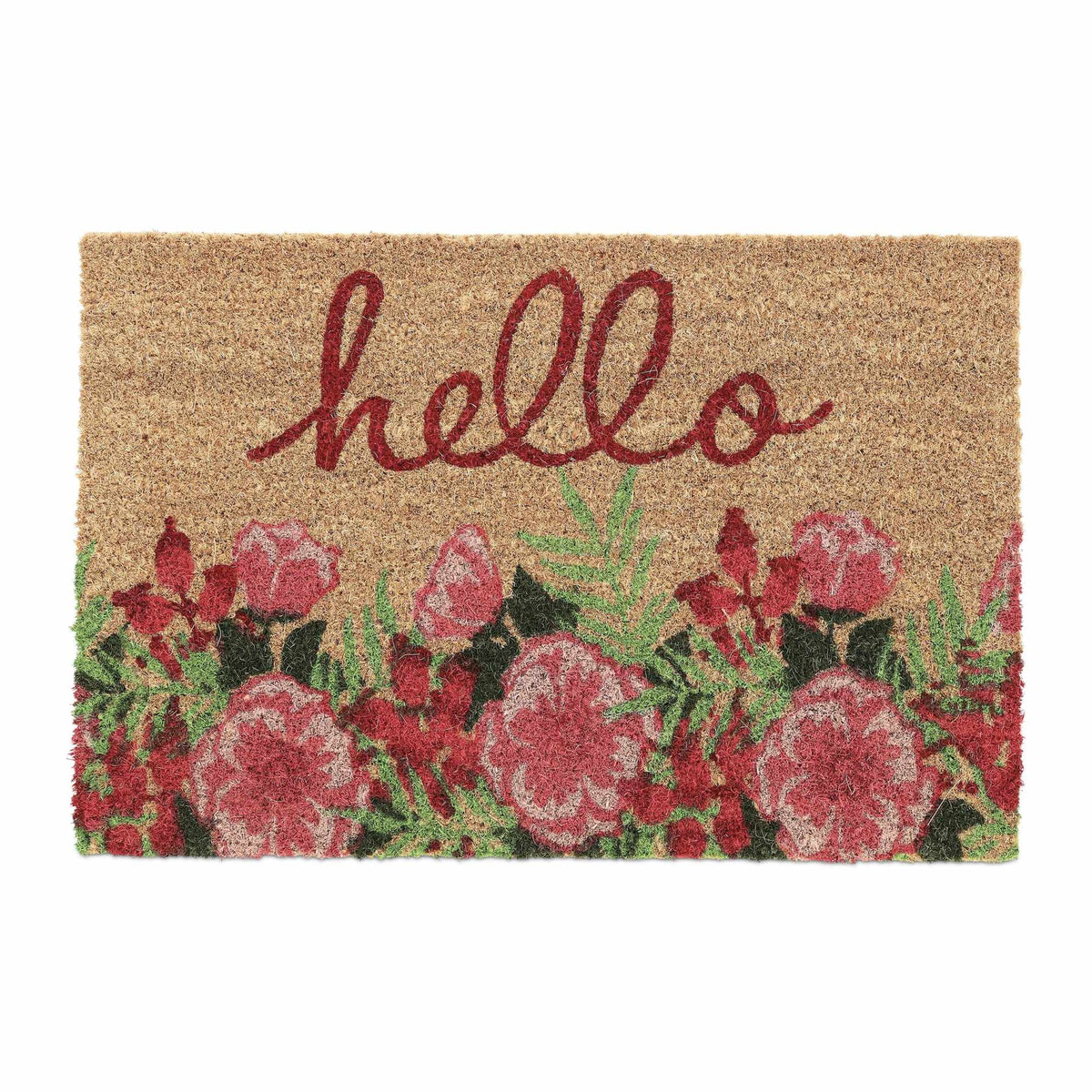 Hello coconut doormat